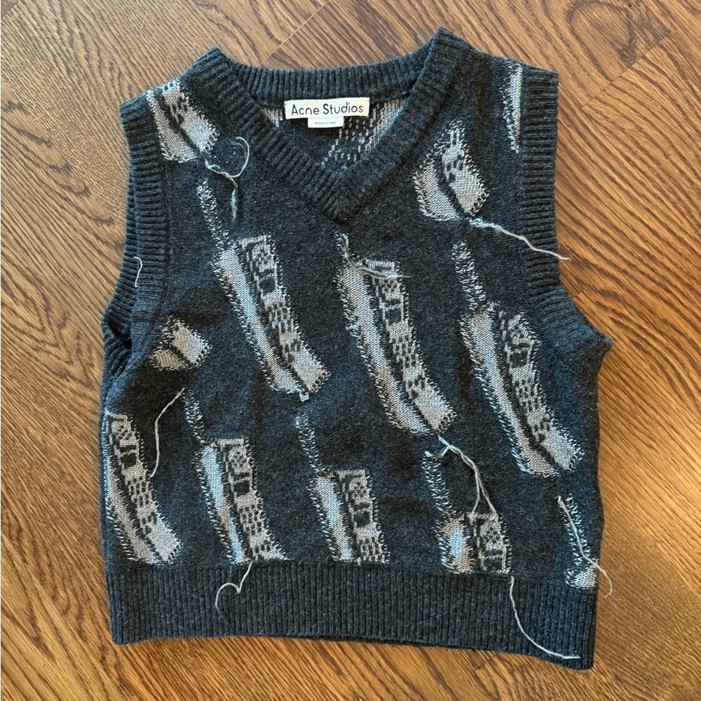 Acne studios  Gray Sweater Vest